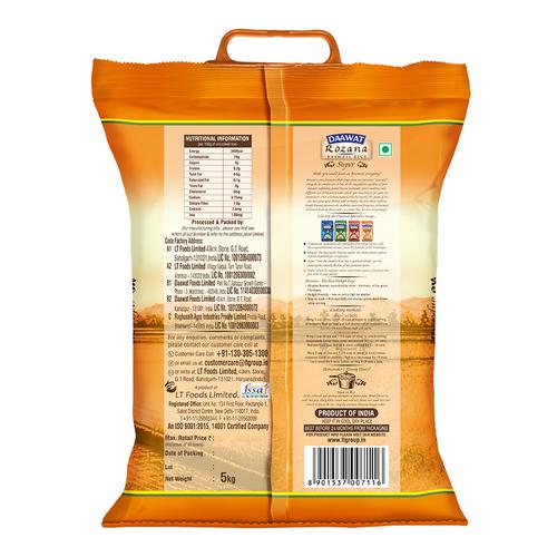 Daawat Basmati Rice - Rozana Super 90, 5 kg